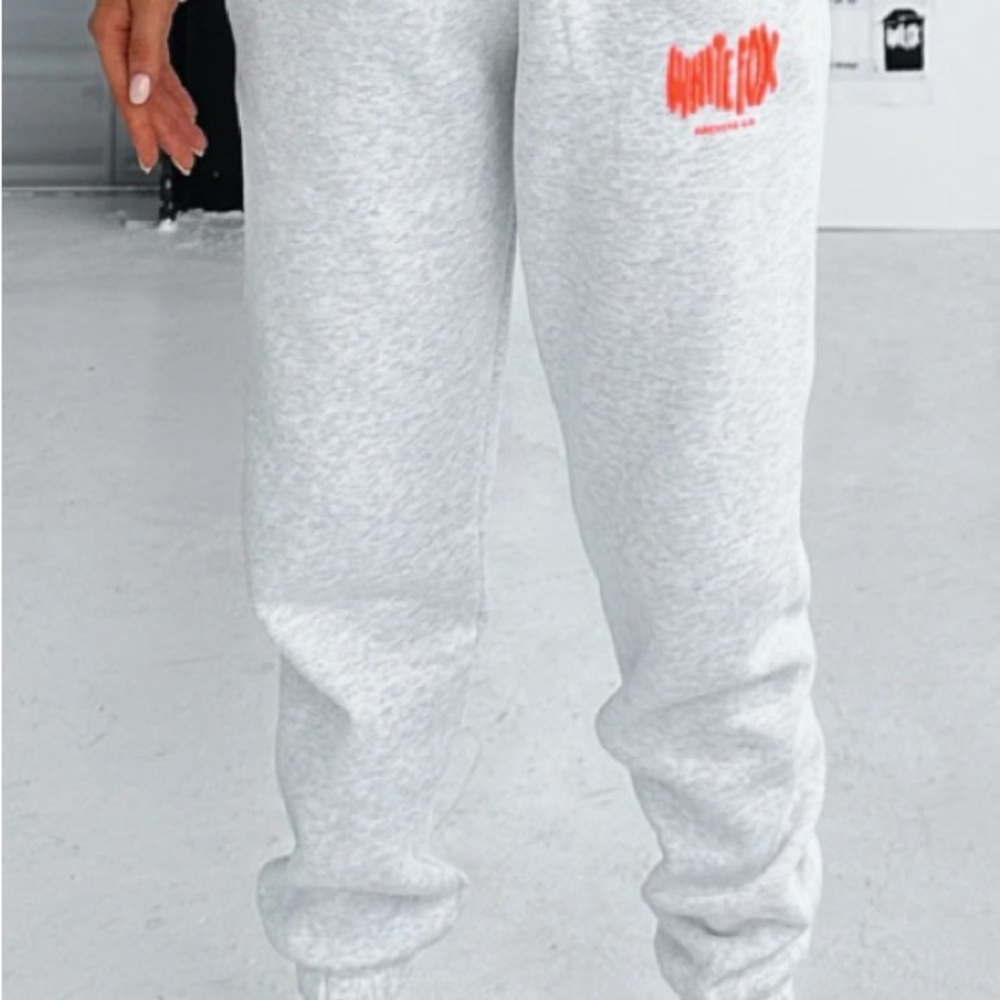 White Fox Boutique Gray Track Pants